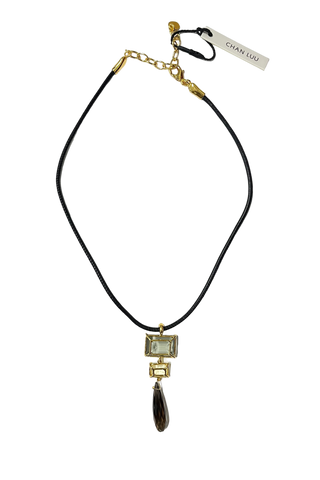 Chan Luu Messina Leather Necklace, Multi