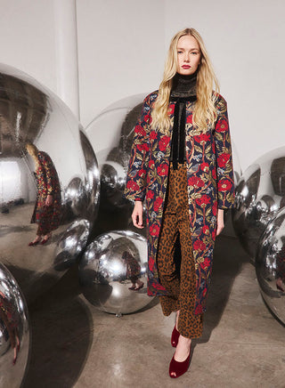 Hunter Bell Portman Coat, Palais Floral Gold
