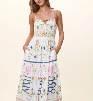Cleobella Adria Ankle Dress, Montecito Print