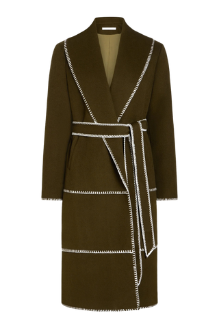 Marie Oliver Chloe Coat, Juniper Green