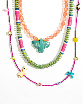 TS Gather Goods Thunderbird Necklace, Turquoise