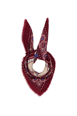 Maison Lecomte Flament Scarf, Rodeo Cabernet WC