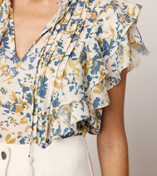 Cleobella Arista Blouse, Carina Print
