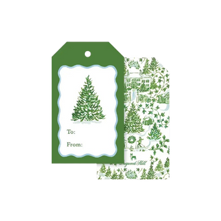 Dogwood Hill Gift Tags, Winter Toile