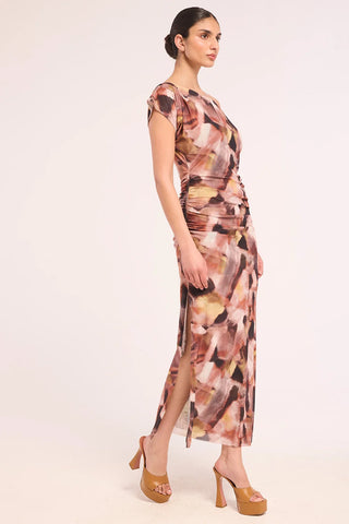 Misa Kiana Dress, Abstract Blur