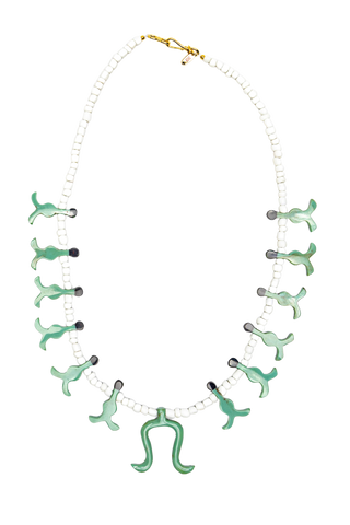 Gather Goods Turquoise Squash Necklace