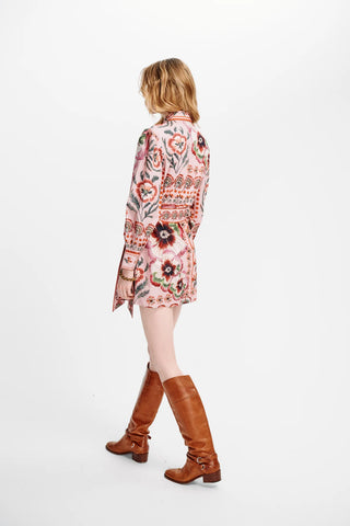 Carolina K Ama Dress, Antique Floral Pink