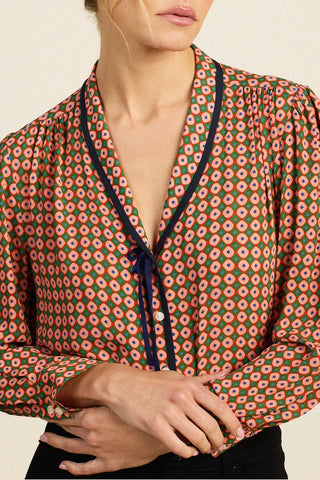 Trovata Lottie Blouse, Vintage Parlor
