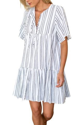 TS Love Tomas Isla Dress 2, Textured Stripes