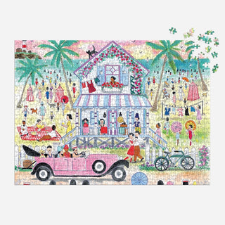 Michael Storrings 1000 Piece Puzzle, Roaring 20s Beach House