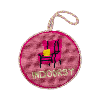 Furbish Studio Needlepoint Ornament, Indoorsy