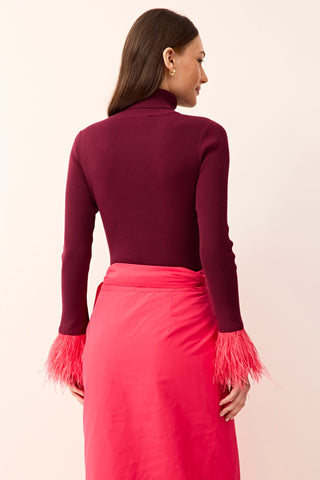 Marie Oliver Georgina Skirt, Cerise