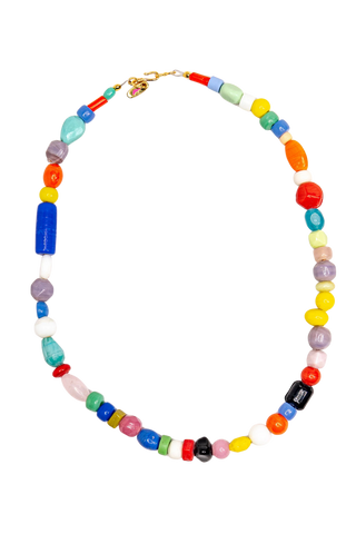 Gather Goods Mixed Vintage Glass Necklace