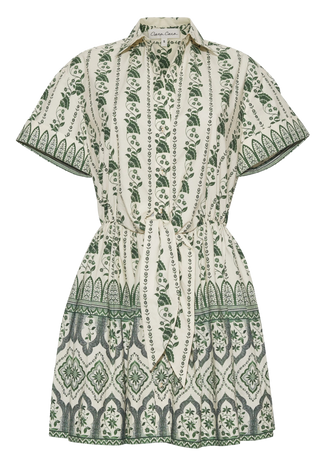 Cara Cara Asbury Mini Dress, Vining Flora Green
