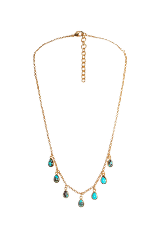 TS Christina Greene Rise & Shine Collar Turquoise Necklace