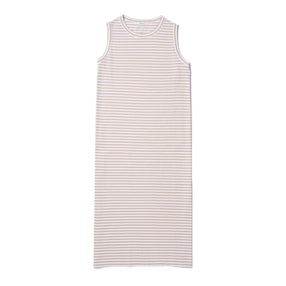 Kule The Tank Dress, Khaki White