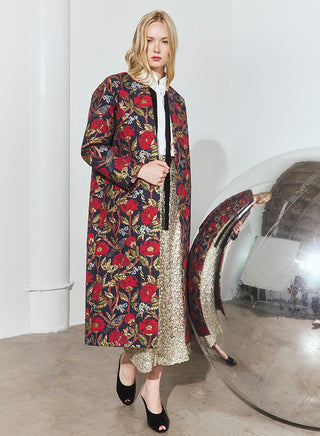 Hunter Bell Portman Coat, Palais Floral Gold
