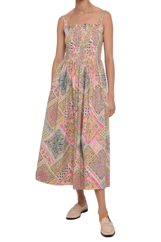 Love the Label Cally Maxi Dress, Rosabelle Patchwork Print