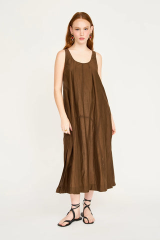 Mirth Cassis Dress, Chocolate
