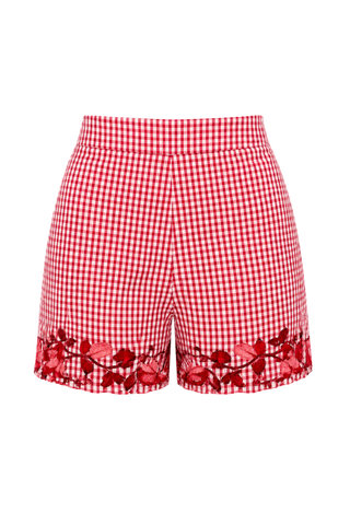 Anna Cate Lizzie Short, Picnic Plaid