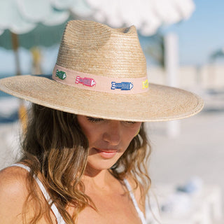 Sunshine Tienda Palm Hat, Colorful Fin