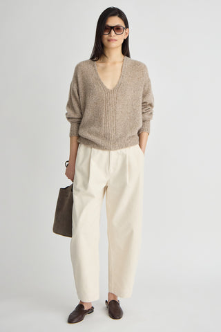 Apiece Apart Bari Crop Trouser, Stone