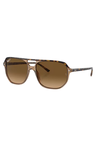 Ray-Ban Bill One Havana Transparent Sunglasses, Brown Gradient