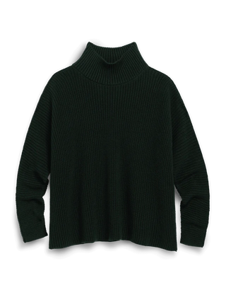 Frank & Eileen Montecito Turtleneck Sweater, British Racing Green