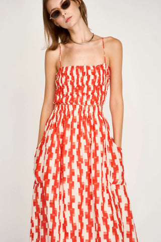 Mirth Puglia Top, Cherry Hopscotch