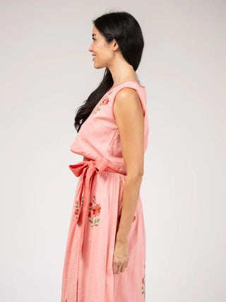 Beau & Ro Beach Tank, Pink Fleur