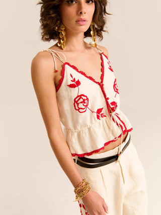 Carolina K Pam Top, Gardenia