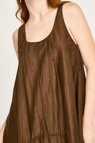 Mirth Cassis Dress, Chocolate