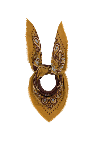 Maison Lecomte Flament Scarf, Rodeo Camel WC