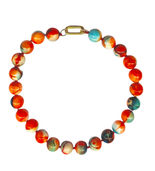 The Liv Short Gemstone Necklace, Sunset Tide