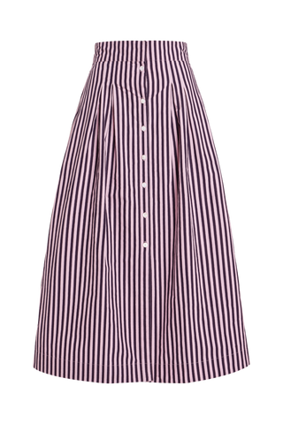 Livro Scout Skirt, Lilac Pinstripe