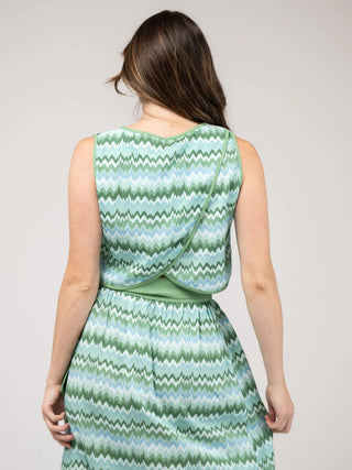 Beau & Ro Beach Tank, Wave Green