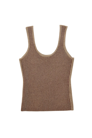 Kerisma Twigs Tank, Taupe Brown
