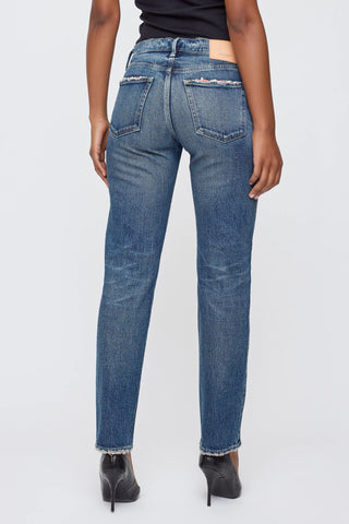 Moussy Vintage MV Ensley Slim Straight, Blue