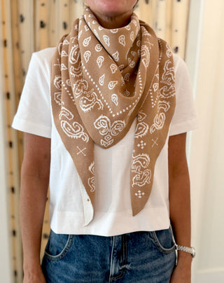 Olivia by Livro Bandana Scarf, Dusty Trail