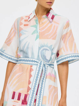 Kivari Yali Midi Dress, Pink