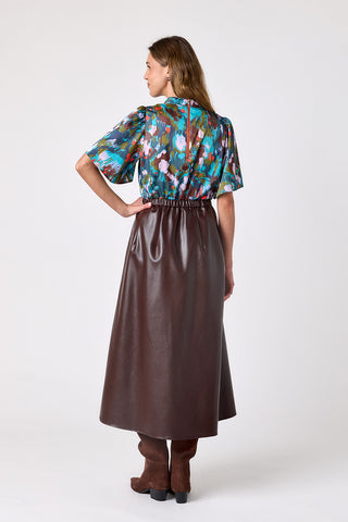 Crosby Selene Skirt, Brownie