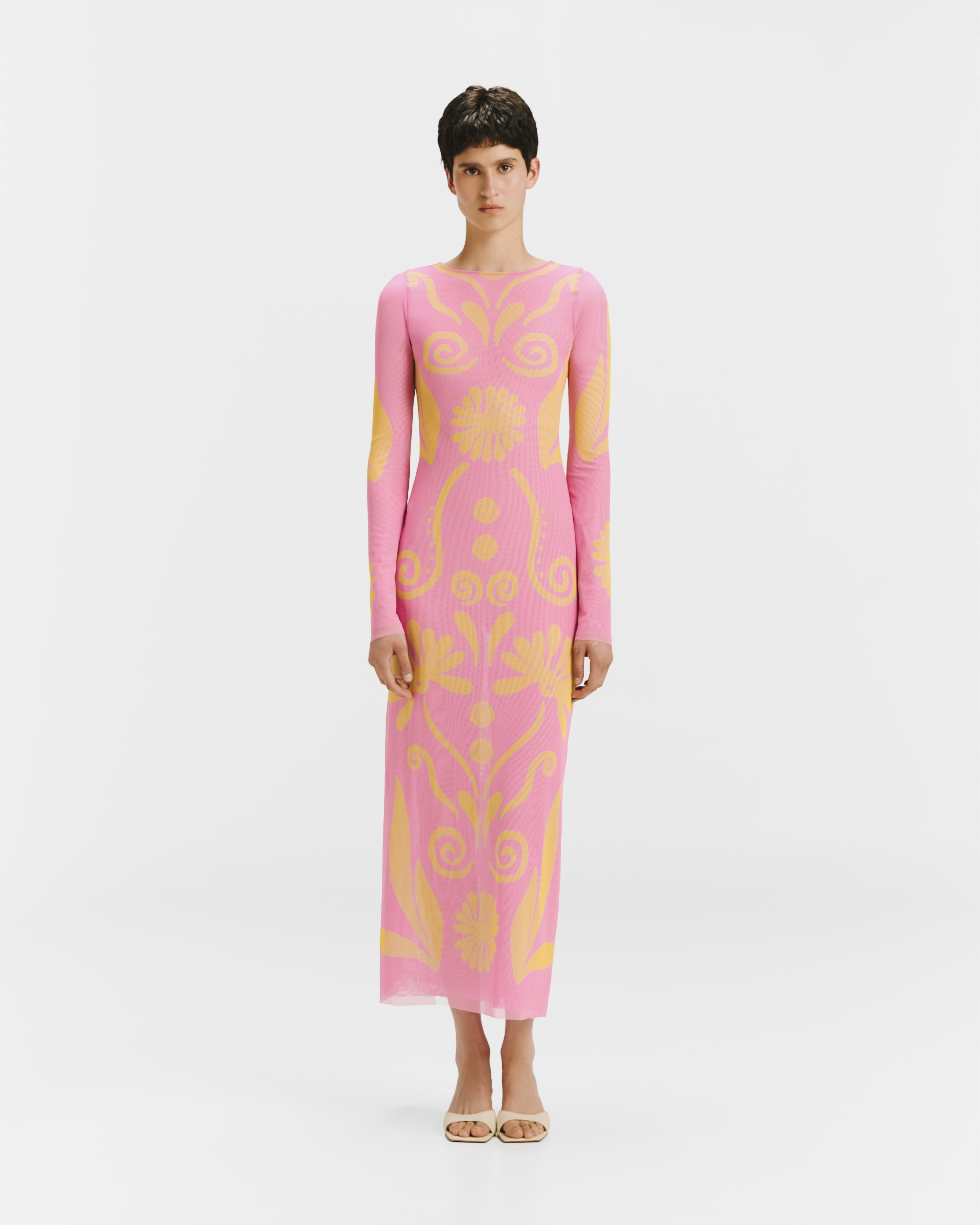 Cala de La Cruz Tania Dress, Aiuolerosa M