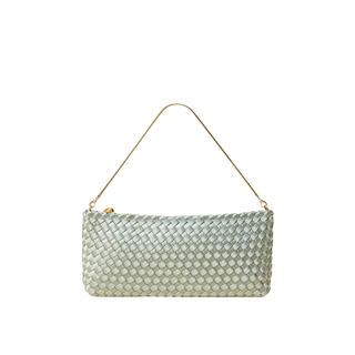 Naghedi Gala Satin Clutch, Wintergreen