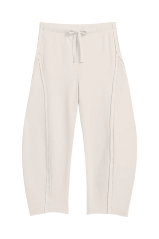 Frank & Eileen Bibi Barrel Leg Sweatpant, Vintage White