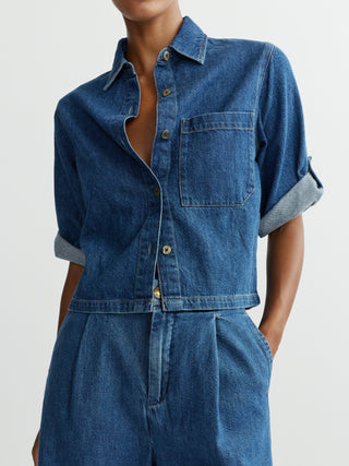 DL1961 Montauk Cuffed Sleeve Shirt, North Beach