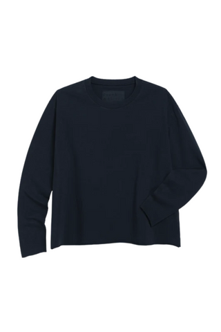 Frank & Eileen Quinn Long Sleeve Crewneck Tee, Classic Navy