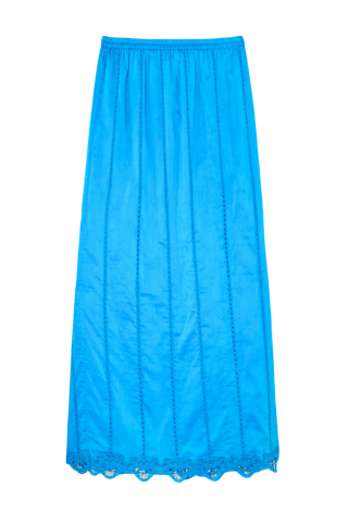 Mirth Parma Skirt, Egyptian Blue Lotus Eyelet