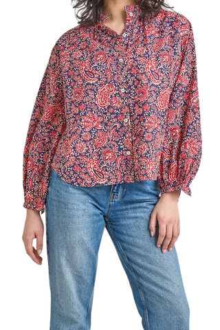 Pink Chicken Josephine Top, Paisley Vines