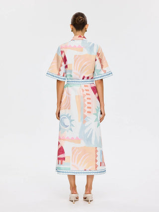 Kivari Yali Midi Dress, Pink