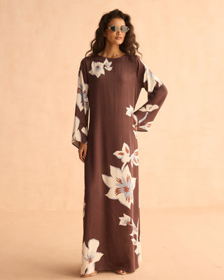Omika Parker Dress, Adrienne Ganache